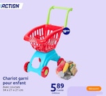 Chariot garni pour enfant dans le catalogue Action