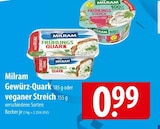 Milram Gewürz-Quark oder veganer Streich bei famila Nordost im Timmendorfer Strand Prospekt für 0,99 €