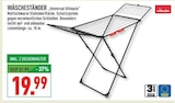 Wäscheständer „Universal Ultimate“ im Angebot bei Marktkauf in Bochum Wäscheständer „Universal Ultimate“ Angebote von Vileda bei Marktkauf Bochum für 19,99 €
