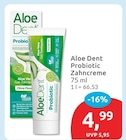 Probiotic Zahncreme von Aloe Dent im aktuellen budni Prospekt