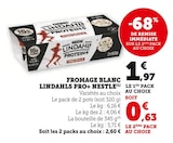 Fromage blanc Lindahls Pro+ - NESTLÉ en promo chez U Express Fromage blanc Lindahls Pro+ - NESTLÉ dans le catalogue U Express
