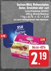 Butter, Streichfein oder -zart bei EDEKA im Prospekt "" für 2,19 €