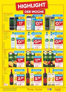 Energydrink im Netto Marken-Discount Prospekt "Aktuelle Angebote" mit 59 Seiten (München)