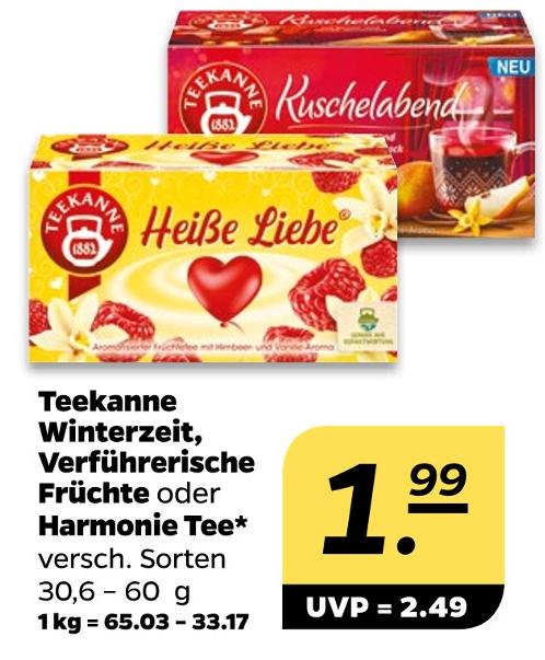 Winterzeit, Verführerische Früchte oder Harmonie Tee