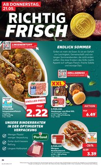 Hackfleisch im aktuellen Kaufland Prospekt (Augsburg) Hackfleisch im Kaufland Prospekt "Hier bin ich richtig" mit 56 Seiten (Augsburg)