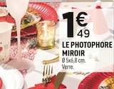 Le photophore miroir en promo chez Centrakor Dijon à 1,49 €