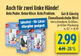 Einmalhandschuhe Nitril im Angebot bei diska in Coburg Einmalhandschuhe Nitril Angebote von Gut & Günstig bei diska Coburg für 2,99 €