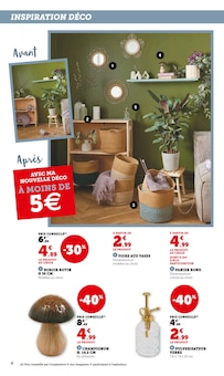 Promotion Décoration Extérieure dans le prospectus Super U, valable du 07/10/2025 au 19/10/2025 Promo Décoration Extérieure dans le catalogue Super U du moment à la page 4
