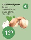 Aktuelle Pilze Angebote bei V-Markt in München Aktuelles Bio Champignons braun Angebot bei V-Markt in München ab 1,99 €