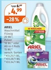 Waschmittel Flüssig von ARIEL im aktuellen Müller Prospekt für 4,99 €