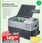Kompressor Kühlbox Yukon Angebote von JUSKYS bei Marktkauf Friedrichshafen für 149,99 €