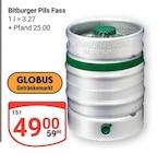 Pils Fass im Angebot bei GLOBUS in Bingen Pils Fass Angebote von Bitburger bei GLOBUS Bingen für 49,00 €