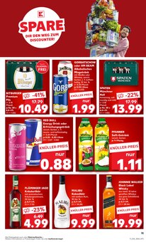 Red Bull im aktuellen Kaufland Prospekt (Zwickau) Red Bull im Kaufland Prospekt "KNĂśLLER" mit 53 Seiten (Zwickau)