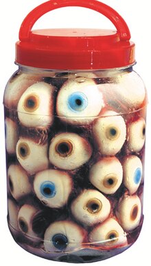 Laborglas mit Augen oder Gehirn bei Zimmermann in Wiesbaden Laborglas mit Augen oder Gehirn im Angebot bei Zimmermann Wiesbaden für 3,99 €
