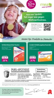 Aktueller mea - meine apotheke Prospekt "Unsere Dezember-Angebote" Seite 1 von 4 Seiten