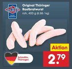 Original Thüringer Rostbratwurst Angebote von Wolf bei Netto Marken-Discount Oranienburg für 2,79 €
