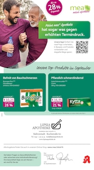 mea - meine apotheke Prospekt der Woche "Unsere September-Angebote" Seite 1, 01.09.2025 bis 30.09.2025 für Leipzig Aktueller mea - meine apotheke Prospekt "Unsere September-Angebote" Seite 1 von 4 Seiten für Leipzig