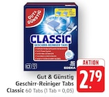 Aktuelles Geschirr-Reiniger Tabs Classic Angebot bei E center in Trier ab 2,79 €