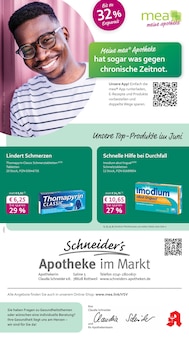 mea - meine apotheke Prospekt Unsere Juni-Angebote mit 4 Seiten