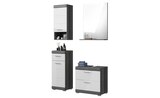 Badmöbel-Set SCHLOONSEE 4 teilig bestehend aus: Waschbeckenunterschrank Spiegel Unterschrank Hängeschrank Schloonsee im aktuellen Höffner Prospekt für 321,00 €