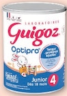 -60% de remise immédiate sur le 2ème produit identique sur la gamme guigoz 3 & 4 - GUIGOZ 3 & 4 dans le catalogue U Express