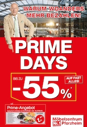 Möbelzentrum Pforzheim Prospekt für Karlsruhe: "Prime Days", 4 Seiten, 12.09.2025 - 27.09.2025