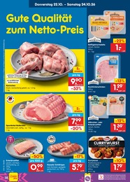 Schweinefilet Angebot & Preis im aktuellen Netto Marken-Discount Prospekt Schweinefilet Angebot im aktuellen Netto Marken-Discount Prospekt auf Seite 52