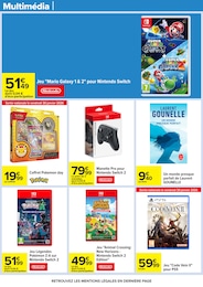 Prix et réduction Nintendo Switch dans le prospectus Carrefour en cours Offre Nintendo Switch dans le catalogue Carrefour du moment à la page 81