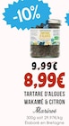 Tartare d'Algues Wakame & Citron - Marinoë à 8,99 € dans le catalogue Naturalia