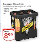 Aktuelle Mineralwasser Angebote bei GLOBUS in Mannheim Aktuelles Bittergetränk Angebot bei GLOBUS in Mannheim ab 8,99 €