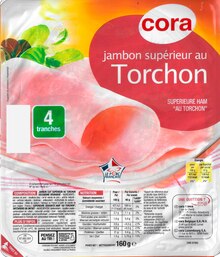 Jambon cuit supérieur - Supermarchés Match à Vandœuvre-lès-Nancy Jambon cuit supérieur en promo chez Supermarchés Match Vandœuvre-lès-Nancy à 4,60 €