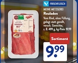 Rouladen von Meine Metzgerei für 9,99 € bei ALDI SÜD im Angebot Rouladen von Meine Metzgerei im aktuellen ALDI SÜD Prospekt
