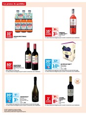 Promos Vin Bordeaux Rouge dans le catalogue "Encore + d'économies sur vos courses du quotidien" de Auchan Hypermarché à la page 8