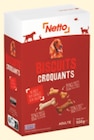 Biscuits croquants pour chien - NETTO en promo chez Netto Biscuits croquants pour chien - NETTO dans le catalogue Netto