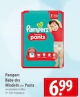 Pampers Baby-dry Windeln oder Pants Angebote bei famila Nordost Neumünster für 6,99 €