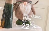 Vase Cobalt - CADES en promo chez Ambiance & Styles Strasbourg à 22,90 €