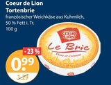 Tortenbrie im V-Markt Prospekt Tortenbrie von Coeur de Lion im aktuellen V-Markt Prospekt für 0,99 €