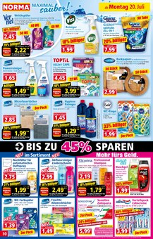 Geschirrspüler im aktuellen Norma Prospekt (Mannheim) Geschirrspüler im Norma Prospekt "Mehr fürs Geld" mit 19 Seiten (Mannheim)