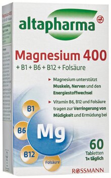 Magnesium 400 oder Selen und Jod oder A-Z Depot bei Rossmann in Münster Magnesium 400 oder Selen und Jod oder A-Z Depot im Angebot bei Rossmann Münster für 2,79 €