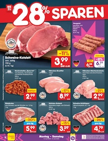 Fleisch im Netto Marken-Discount Prospekt "Aktuelle Angebote" mit 65 Seiten (Halle (Saale))