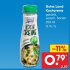 Kochcreme Angebote von Gutes Land bei Netto Marken-Discount Hamburg für 0,79 €