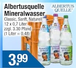 Mineralwasser Classic von Albertusquelle im aktuellen Getränke City Prospekt für 3,99 €