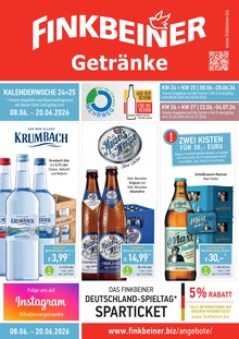 Bier im aktuellen Finkbeiner Prospekt (Konstanz) Bier im Finkbeiner Prospekt "DIE DURSTSTRECKE ENDET HIER" mit 12 Seiten (Konstanz)