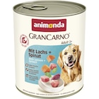Animonda Dog Dose GranCarno Adult mit Lachs + Spinat 800 g bei Zookauf im Kaarst Prospekt für 2,49 €