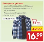 Fleecejacke, gefüttert im Angebot bei Netto Marken-Discount in Mainz Fleecejacke, gefüttert Angebote bei Netto Marken-Discount Mainz für 16,99 €