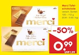 Tafelschokolade im Netto Marken-Discount Prospekt Tafelschokolade von Merci im aktuellen Netto Marken-Discount Prospekt für 0,99 €