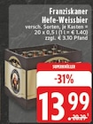 Franziskaner Hefe-Weissbier im Angebot bei E center in Bielefeld Franziskaner Hefe-Weissbier Angebote bei E center Bielefeld für 13,99 €