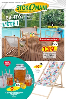 Prospectus Stokomani à Autun, "BIENTÔT L'ÉTÉ", 20 pages de promos valables du 30/04/2025 au 11/05/2025