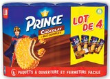 Biscuits au Chocolat - PRINCE LU - Super U à Châtellerault Biscuits au Chocolat - PRINCE LU en promo chez Super U Châtellerault à 2,50 €