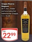 Grappa Riserva Magnum im Angebot bei GLOBUS in Kaiserslautern Grappa Riserva Magnum Angebote bei GLOBUS Kaiserslautern für 22,99 €